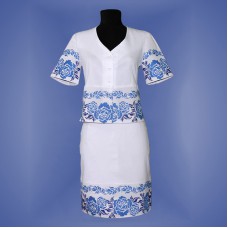Embroidered costume "Borshchiv Roses"